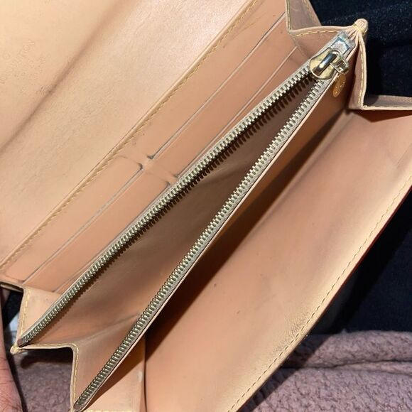 Preloved Louis Vuitton multi monogram Sarah long wallet with wallet tan … - Picture 6 of 12